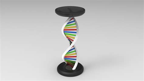 dna 3d print|dna strand 3d model.